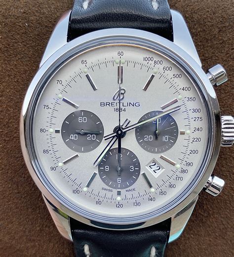 breitling transocean panda wrist|Breitling chronograph.